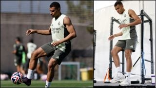 Mbappé antes y después de la gastroenteritis. (Real Madrid)