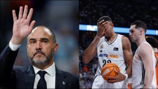Chus Mateo, Walter Tavares y Mario Hezonja.