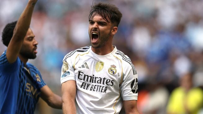 Raúl Asencio con el Real Madrid. (GETTY)