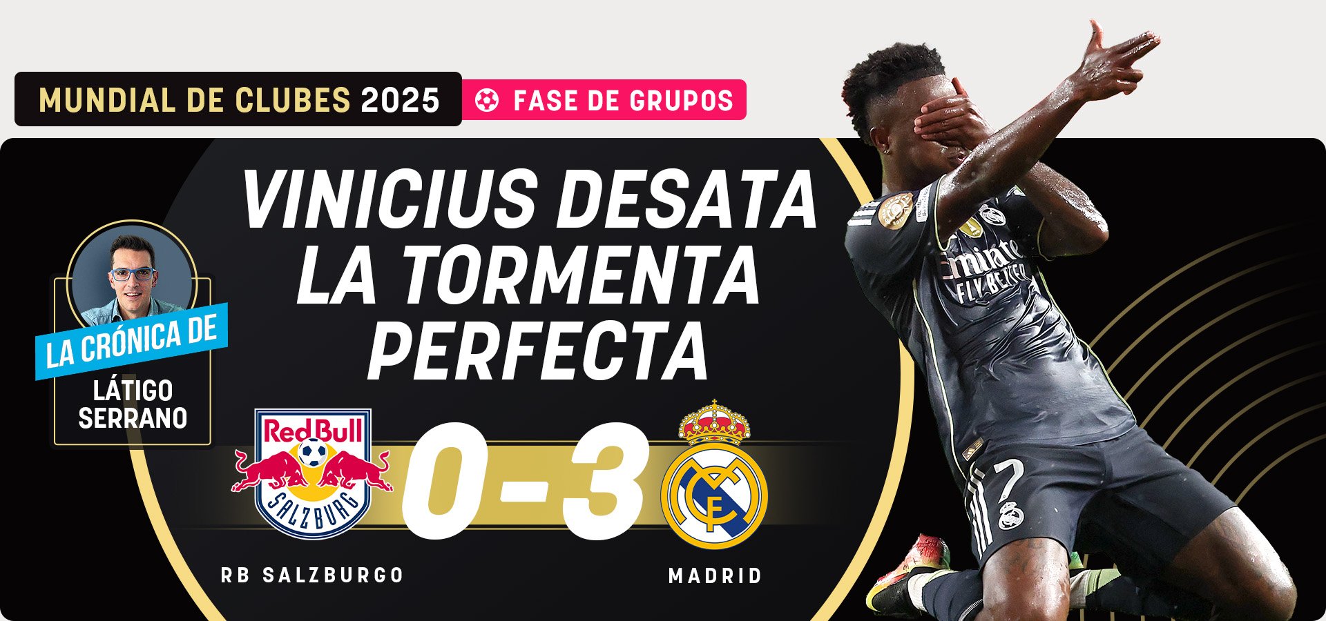 Vinicius desata la tormenta perfecta