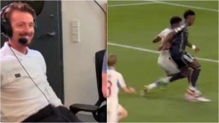 Guti y el taconazo de Vinicius.