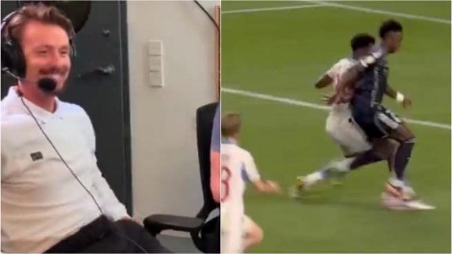 Guti y el taconazo de Vinicius.