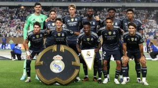 Equipo titular del Real Madrid contra el Salzburgo. (Getty)