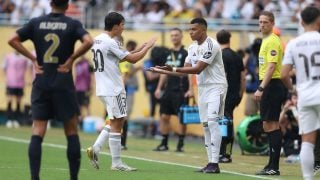 Mbappé y Gonzalo. (Getty)