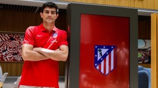 Mario de Luis con la camiseta del Atléti. (Atlético de Madrid)