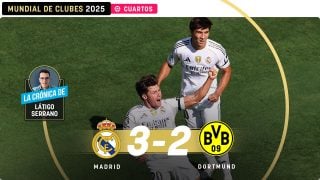 El Real Madrid derrotó 3-2 al Borussia Dortmund.