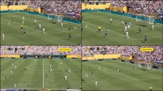 Así fueron los fallos de Asencio y Rüdiger.
