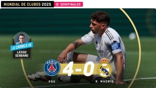 El Real Madrid perdió 4-0 ante el PSG en la final del Mundial de Clubes.
