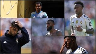 Vinicius, Rodrygo, Mbappé, Asencio y Rüdiger.