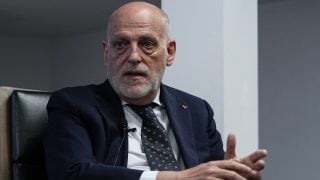 Javier Tebas, en un acto como presidente de LaLiga. (Europa Press).