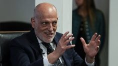 Tebas, en un ato con la Liga. (Europa Press)