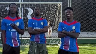 Vinicius, Camavinga y Travis Scott juntos en Brasil.