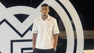 Rachad Fettal tras anunciar su fichaje con el Real Madrid.