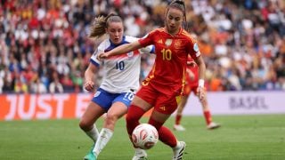 Athenea en la final de la Eurocopa. (Getty)
