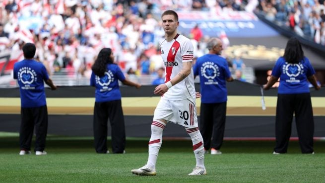Franco Mastantuono, en el Mundial de Clubes.