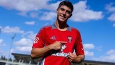 Lorenzo Aguado con el Albacete.