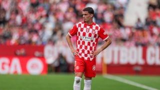 Miguel Gutiérrez, en un partido con el Girona. (Getty)