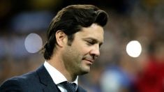 Solari en su época como entrenador del Real Madrid. (Getty)