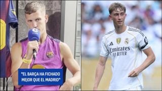 Dani Olmo y Huijsen.