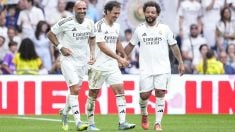 Leyendas del Real Madrid, en el Corazón Classic Match. (Europa Press)