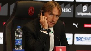 Luka Modric, en su presentación con el Milan. (AC Milan)