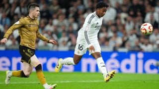 Endrick, en el partido de Copa del Rey ante la Real Sociedad. (Getty)