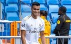 Reinier Jesus, durante su presentación como jugador del Real Madrid.