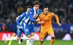 Lucas Vázquez, en un encuentro liguero ante el RCD Espanyol.