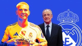 Mastantuono y Florentino Pérez.
