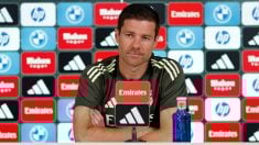 Xabi Alonso en sala de prensa antes del debut en Liga del Real Madrid. (Realmadrid.com)