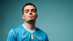 Miguel Gutiérrez con la camiseta del Nápoles. (SSC Napoli)