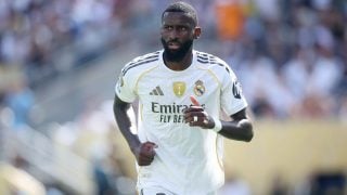Rudiger, en un partido con el Real Madrid. (Getty)