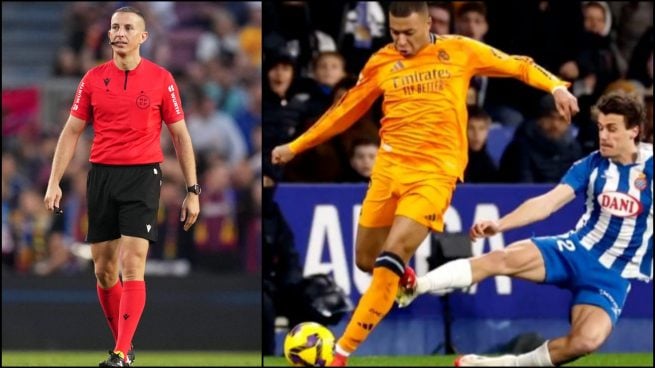 Peligro para Mbappé: el árbitro que no vio la entrada criminal contra el Espanyol estará en el VAR