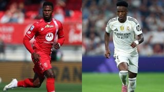 Keita Balde y Vinicius. (Getty)