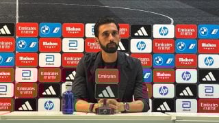 Arbeloa en sala de prensa.