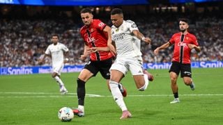 Kylian Mbappé en el Real Madrid – Mallorca. (Getty)