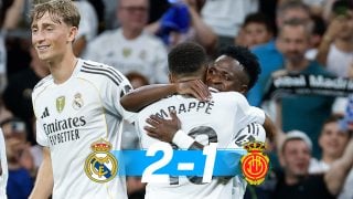 El Real Madrid venció 2-1 al Mallorca.