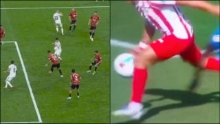El gol anulado a Güler y el validado a Simeone.