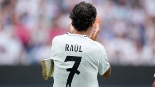 Raúl González, durante el último Corazón Classic Match. (EP)