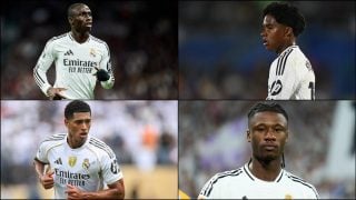 Mendy, Endrick, Bellingham, Camavinga. (Getty)