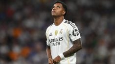 Rodrygo con el Real Madrid. (Getty)
