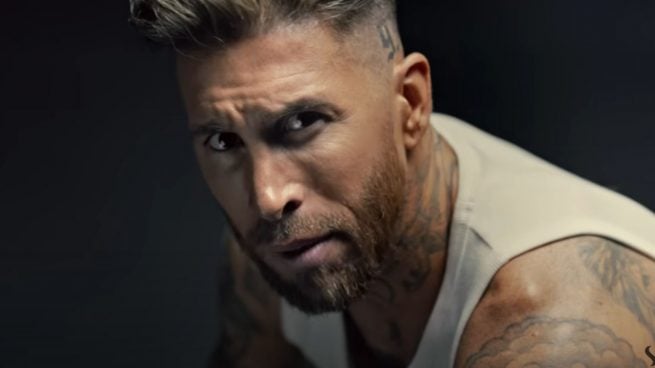 Sergio Ramos en el videoclip de su canción.