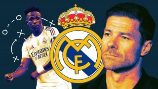 Vinicius y Xabi Alonso.