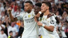 El Real Madrid celebrando un gol. (Getty Images)