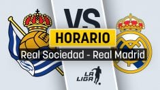 Real Sociedad – Real Madrid: horario, cuándo se juega y dónde ver por TV en directo el partido de Liga.