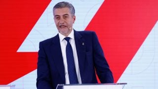El presidente del Oviedo en un acto. (Europa Press)