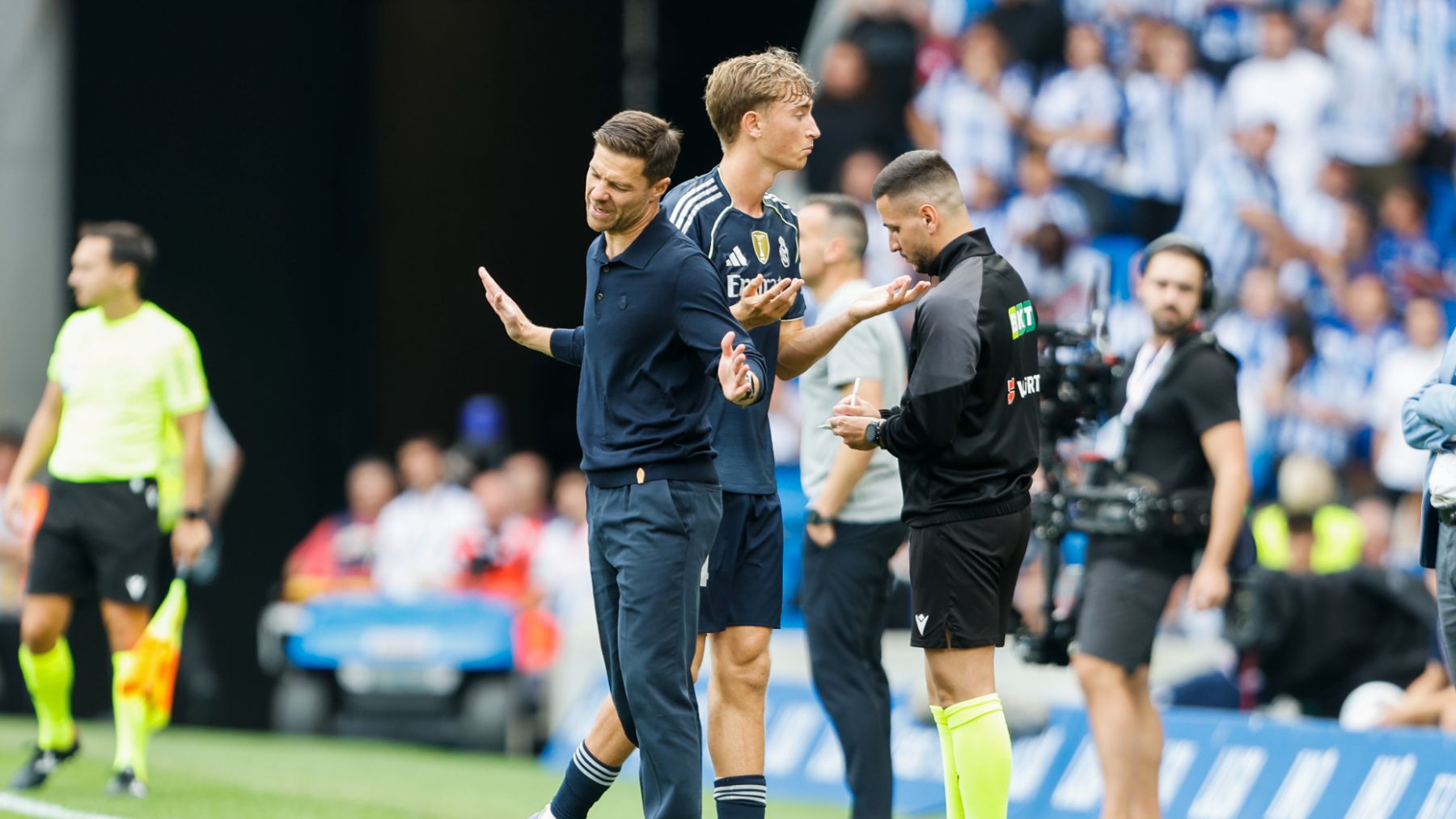 Xabi Alonso: «Gil Manzano me ha explicado la expulsión de Huijsen y no me ha convencido»