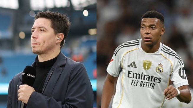 Samir Nasri y Kylian Mbappé