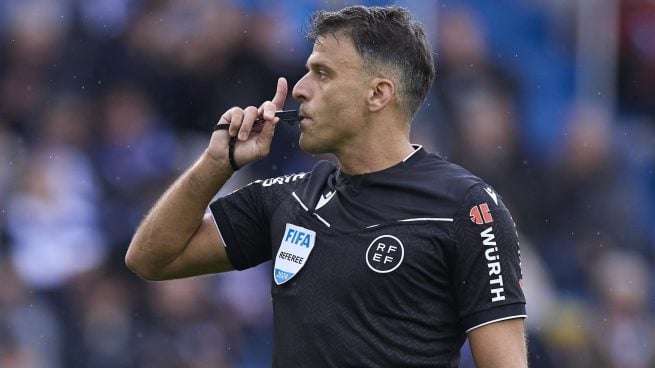 Gil Manzano, en un partido de la Liga. (Europa Press)