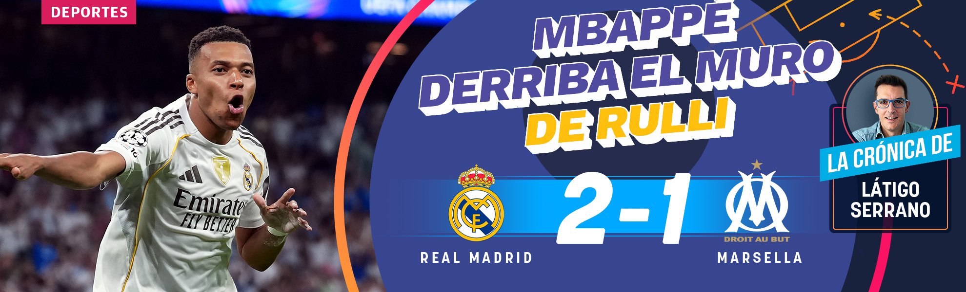 Mbappé derriba el muro de Rulli